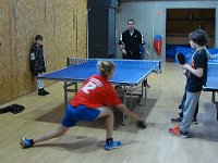 En attendant que tous les matchs se terminent, Vincent fait souffrir quelques stagiaires.