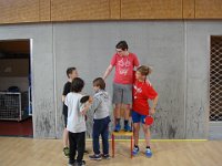 Les vainqueurs du tournoi de la matinée, après la remise des médailles.  Allez, mettez-vous dans l'ordre !